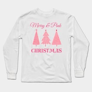 Pink Christmas Long Sleeve T-Shirt